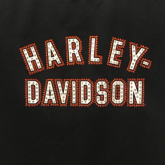 Harley Davidson embellished t shirt - Picture 3 of 3